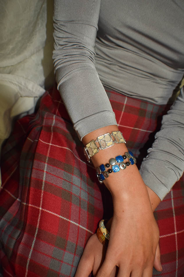 Two-Strand Beaded Vintage Bracelet
