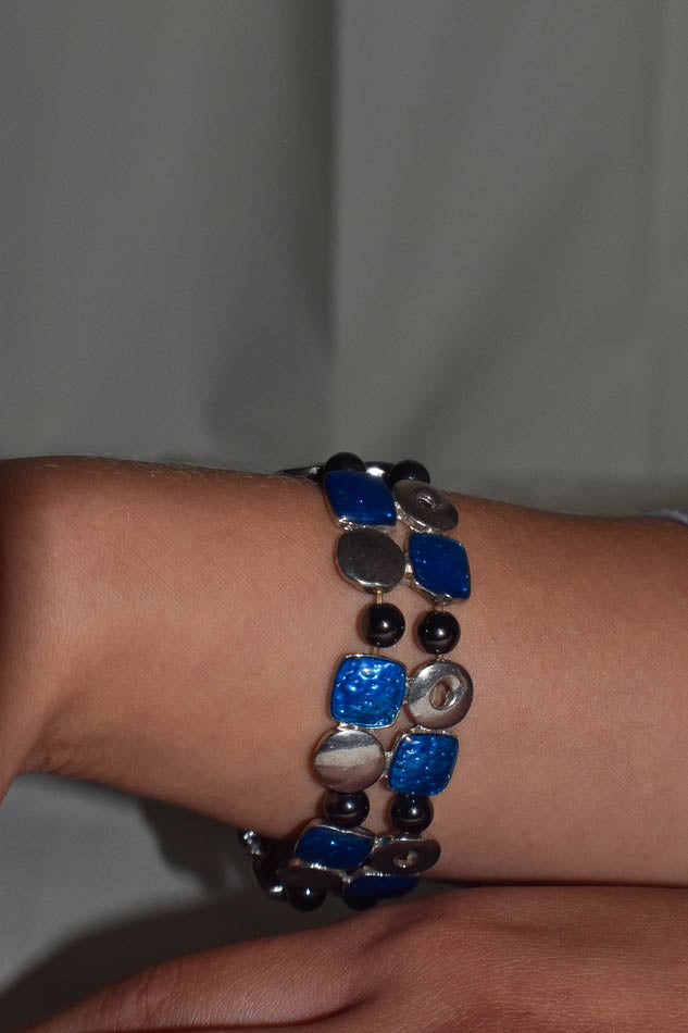 Two-Strand Beaded Vintage Bracelet