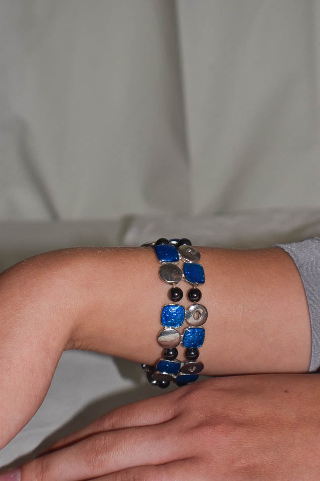 Two-Strand Beaded Vintage Bracelet
