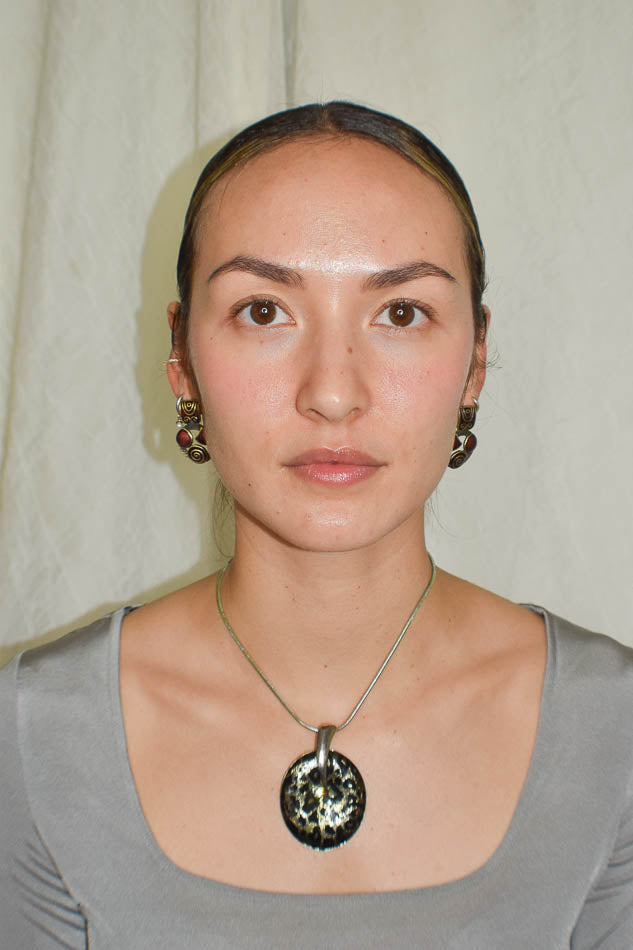 Cheetah Print Pendant Necklace