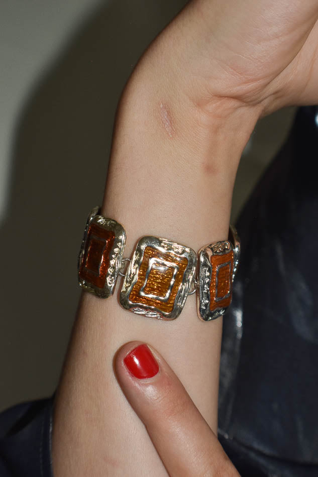 Bracelet with Rectangular Links